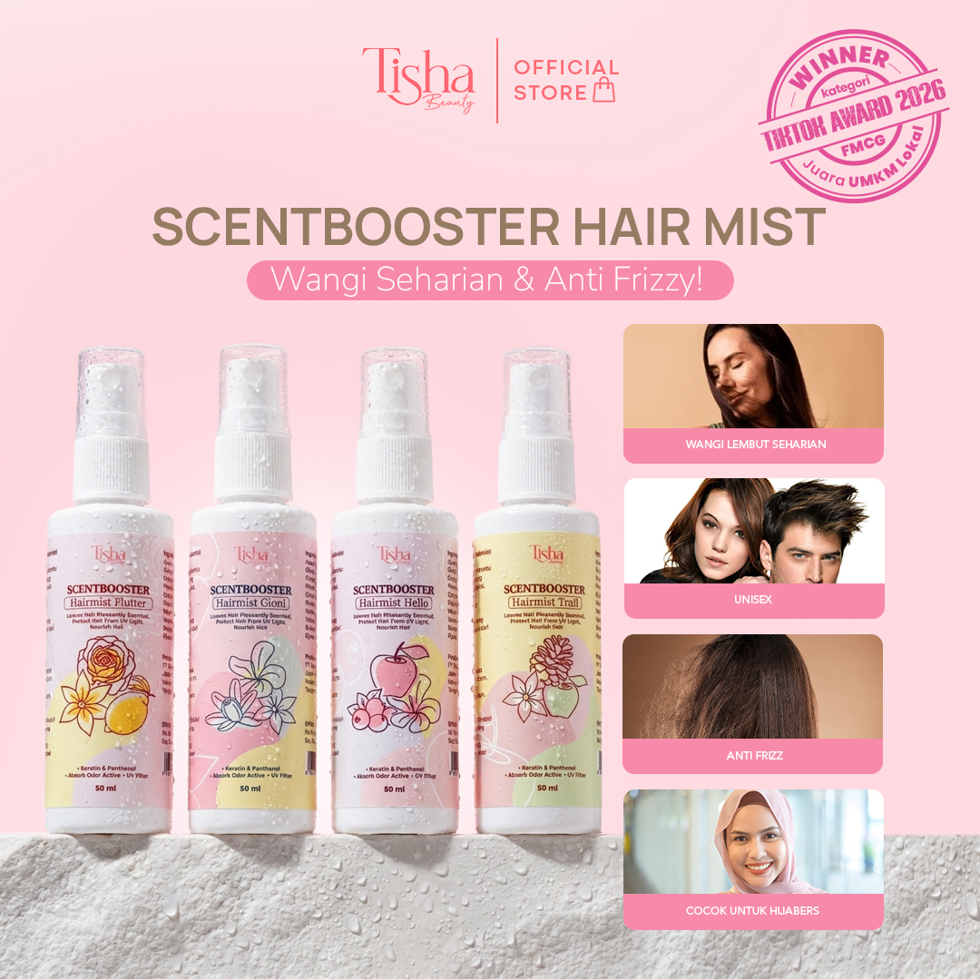 Scentbooster Hair Mist - Wangi Seharian & Anti Frizzy 50ml